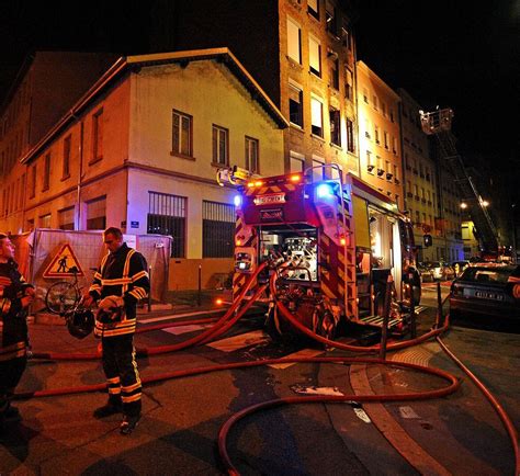 incendie lyon immeuble